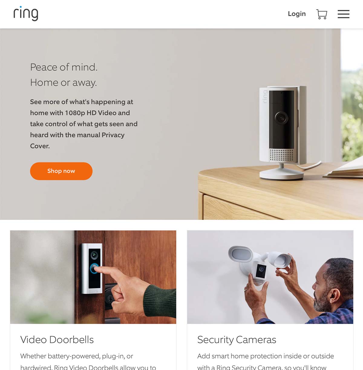 adding cameras to ring doorbell